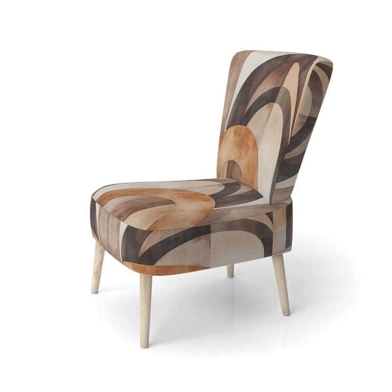 Upholstered Accent Chair, Side Chair Armless