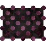 Art Hide X Greg Natale Cowhide Block Print Area Rug