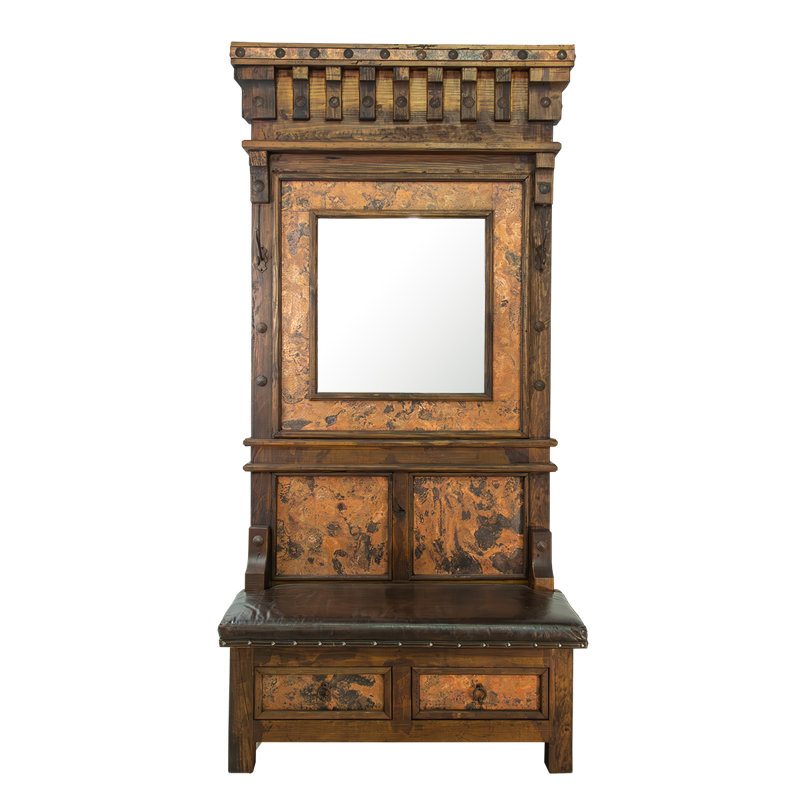 Pinto Ranch Capitel Hall Tree, Brown/Orange
