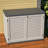 Horizontal Storage Cabinet with Removable Shelf