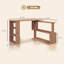 L Shaped Corner Computer Desk,360° Rotating Home Office Desk-500173554