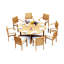 Lua Outdoor - Piece Teak Dining Set-1558149343