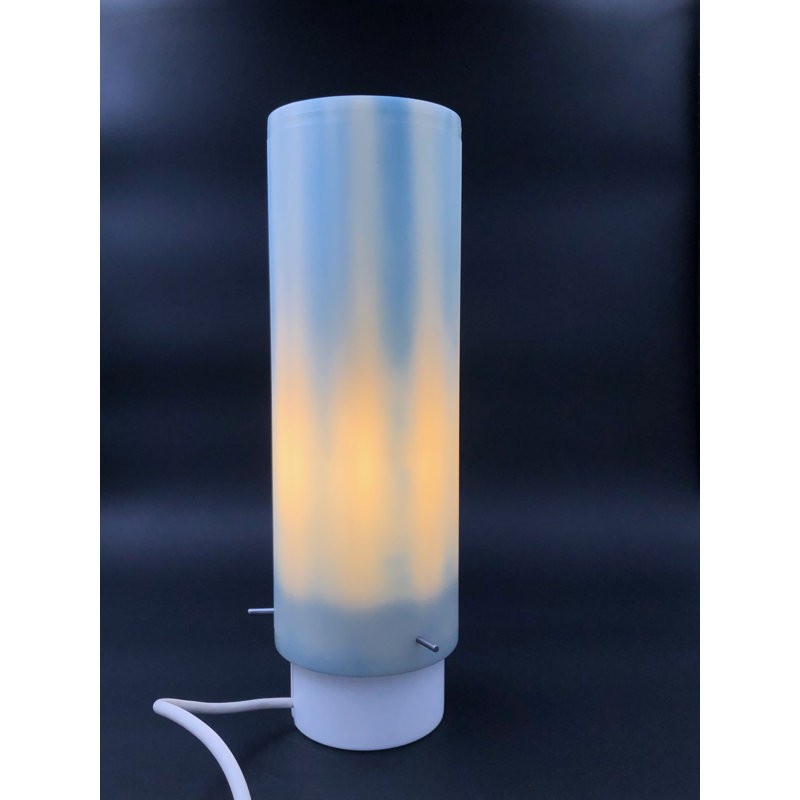 Bradham Table Lamp, Beige/Light Blue, White
