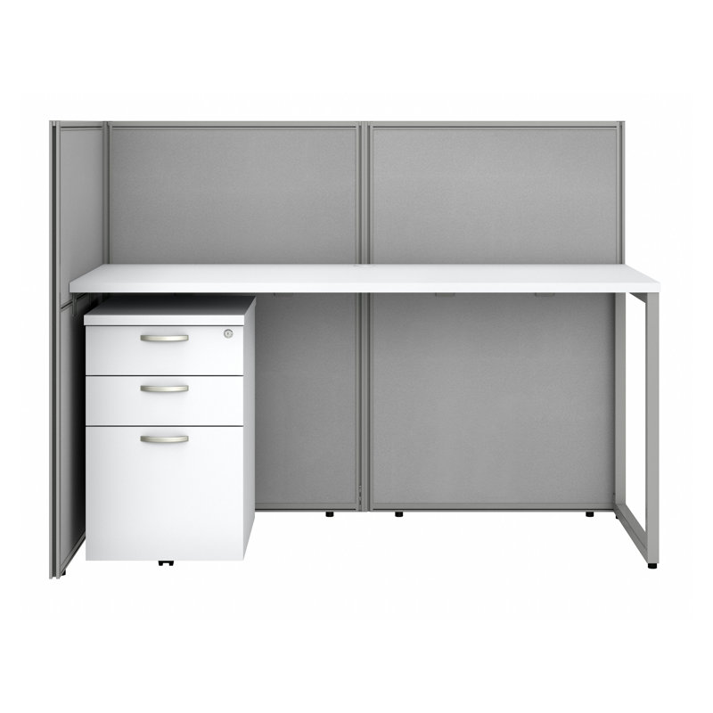Poste de travail standard Easy Office 60W, Blanc pur
