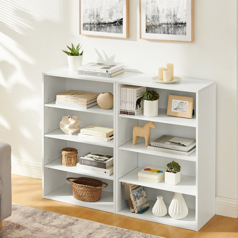 Armoire de rangement à CD réglable, 6 tablettes, détachables en deux, convenant au salon, de haute qualité, avec une étagère de 8 couches de 24,32 po de profondeur, 4 poids net de 32 lb