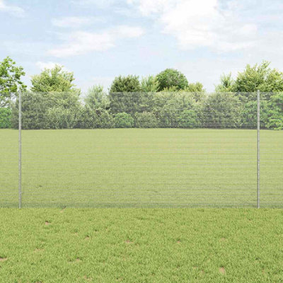 Vidaxl Fence With Posts Steel
