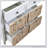 White 6-Drawer Console Cabinet