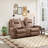 Manual Reclining Sofa And Loveseat Living Room Set-124722617