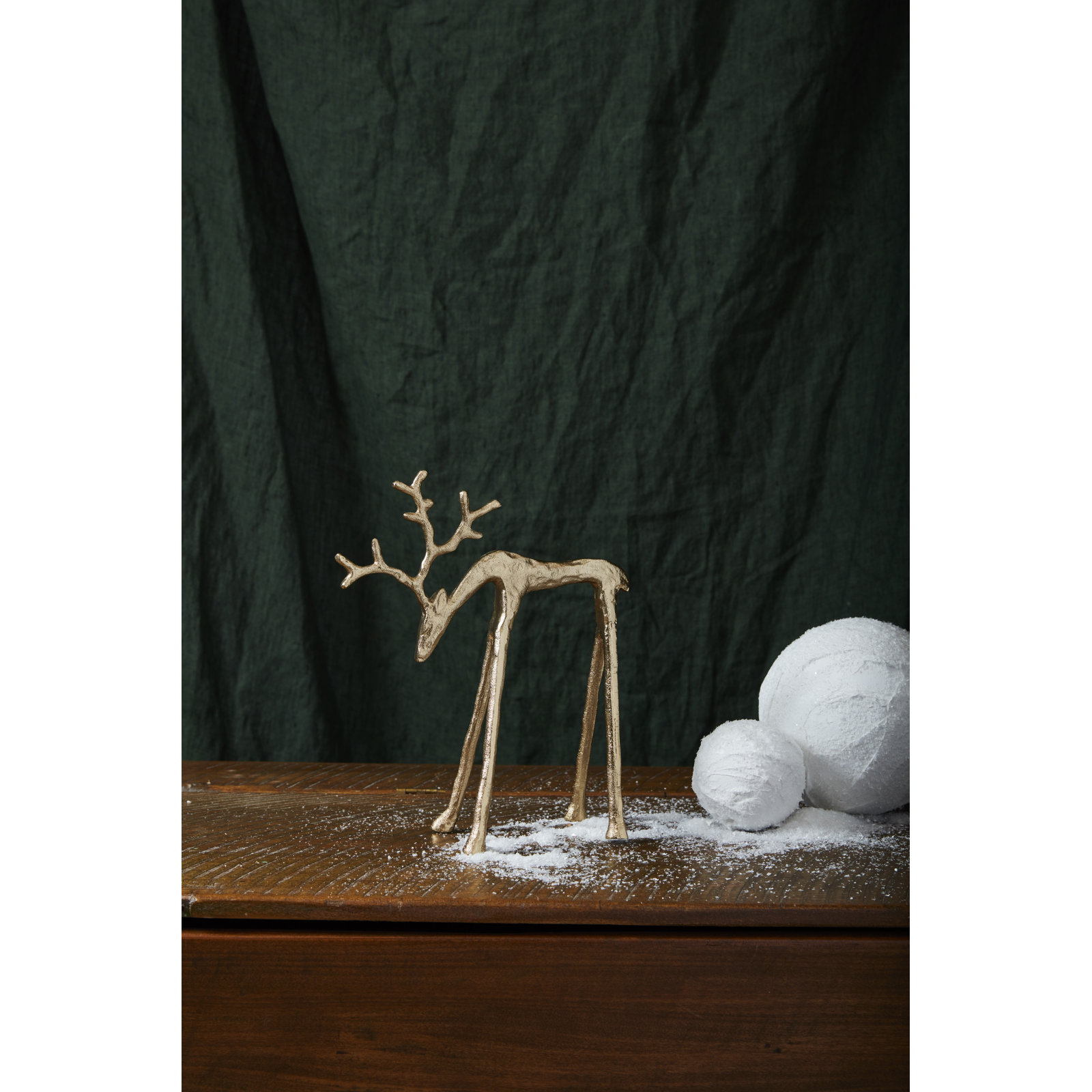 Sarnia Reindeer Holiday Accent, 10.5" H x 8.5" W x 3.5" D