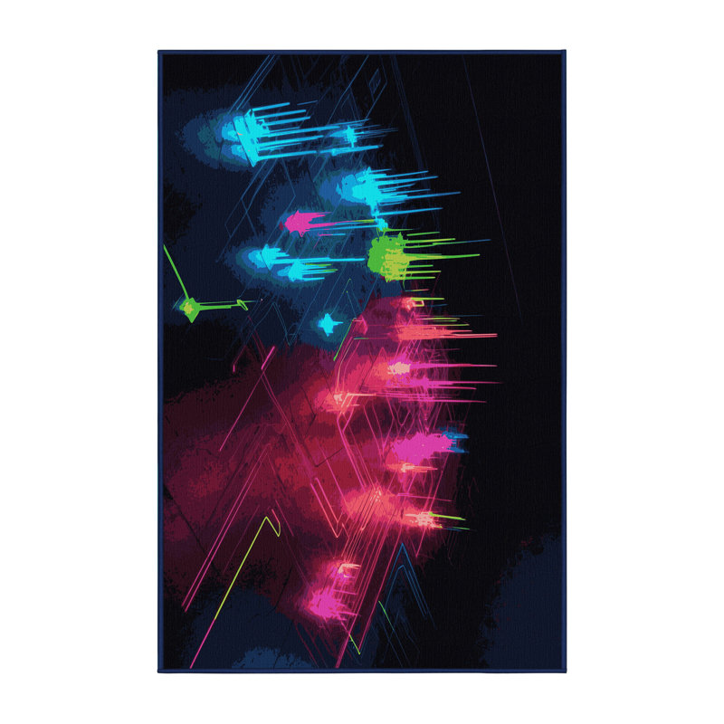 Galaxy Grid Rug, Rectangle 8' x 12'