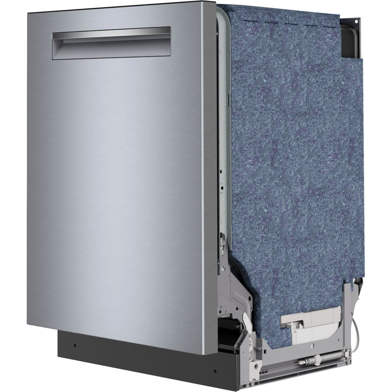 500 Series 24" Pocket Handle Dishwasher - White, Stainless Steel