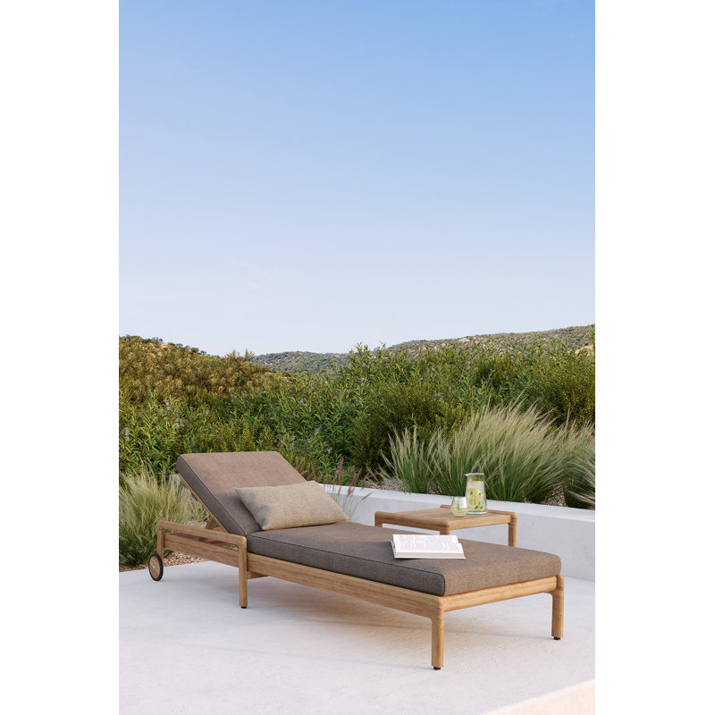 Jack Outdoor Chaise Lounge Cushion, Mocha
