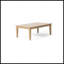 Table basse d'extérieur en bois d'acacia
