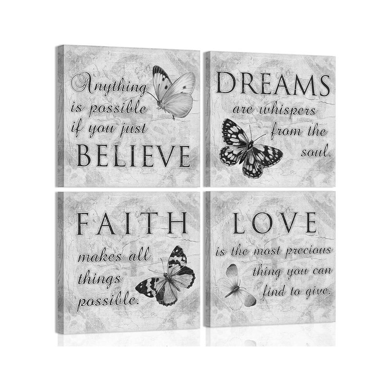 4 Piece Wrapped Canvas Print