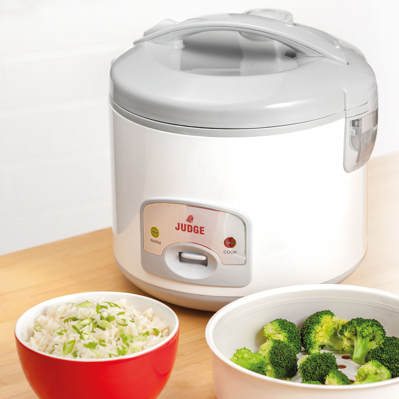 Judge Large Electric Rice Cooker and Steamer with Removable Non-Stick Rice Pot 1.8L