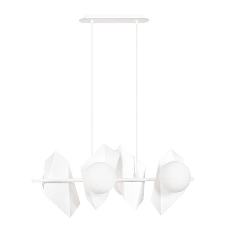 Anna-Lisa 4 - Light Kitchen Island Pendant, White
