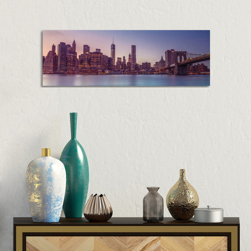 New York XXII by Assaf Frank - Wrapped Canvas Panoramic Print, 30.48 cm H x 91.44 cm W x 1.91 cm D