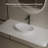 MonBlari 20" X 13" Oval Solid Surface Vessel Sink Matt White-120972174