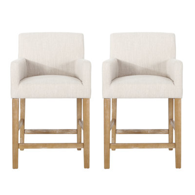 Alighiero Solid Wood Stool