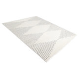 Bernie Hand Knotted Geometric Area Rug