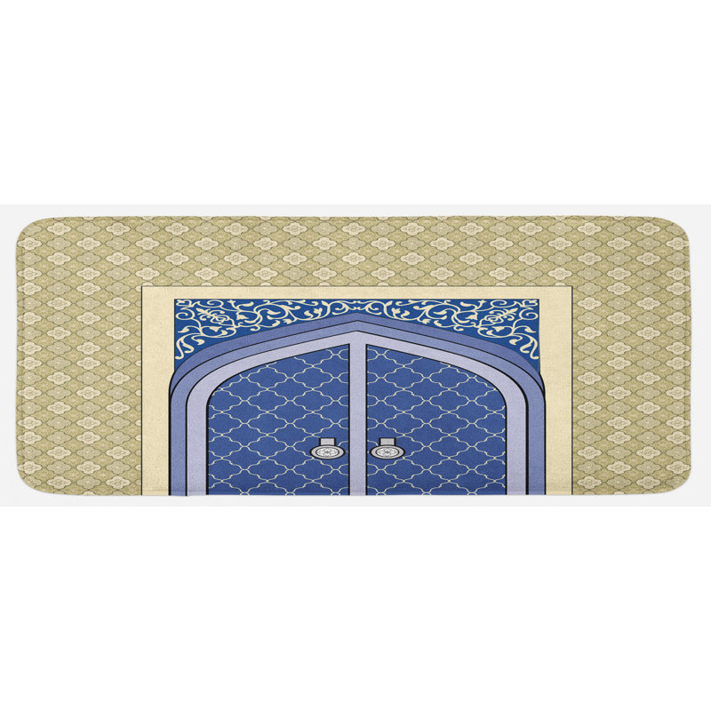 Eclectic Polyester Kitchen Mat