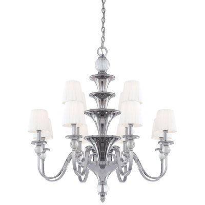 Aise 12 - Light Tiered Chandelier