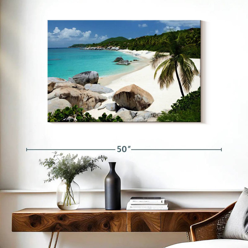 Paysage marin Gillard, H 26 po x l 39 po