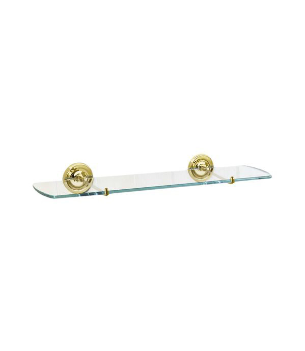 Glass, Polished Brass