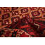 Hand-Knotted Herati Dark Red Wool Rug 3'10" X 7'3"