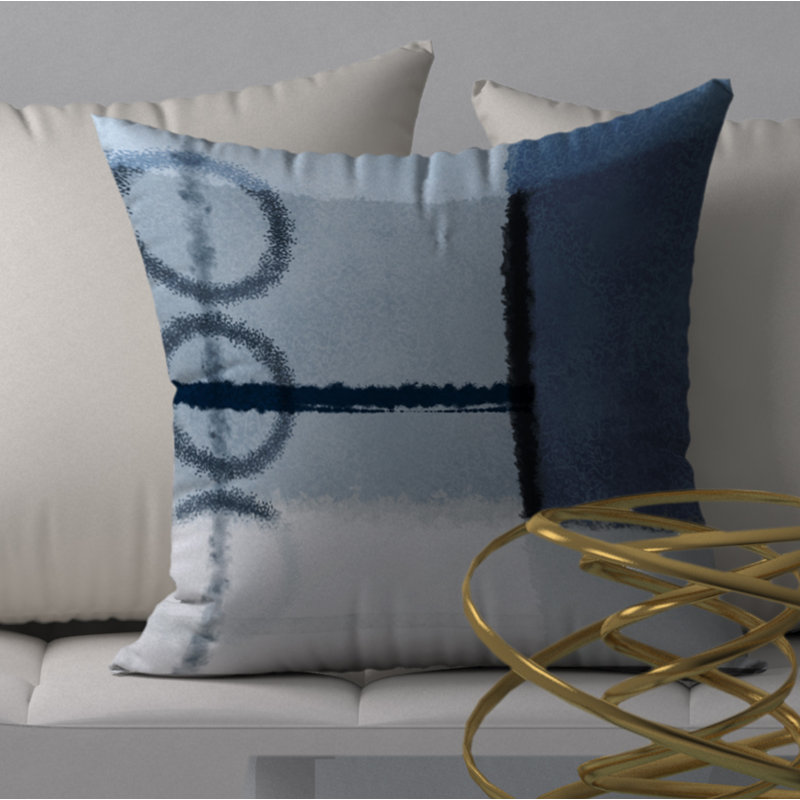 Housse de coussin décorative carrée préférée Economy, H 20 po x l 20 po
