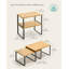 Frame Mounted Spice Rack with Adjustable Racks-1505202031