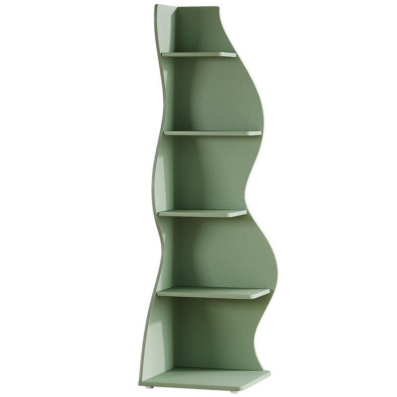 Étagère d'angle et support pour plante à 5 niveaux 69,8 po, (5 tablettes) H 70,08 po x l 18,9 po x P 18,9 po, Vert