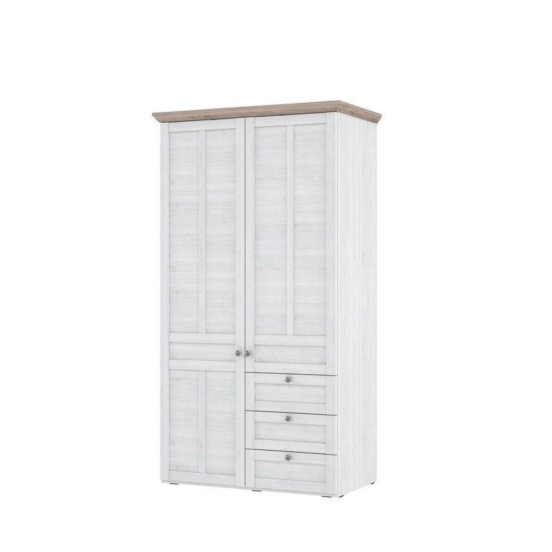 Tooele 2 Door Manufactured Wood Wardrobe