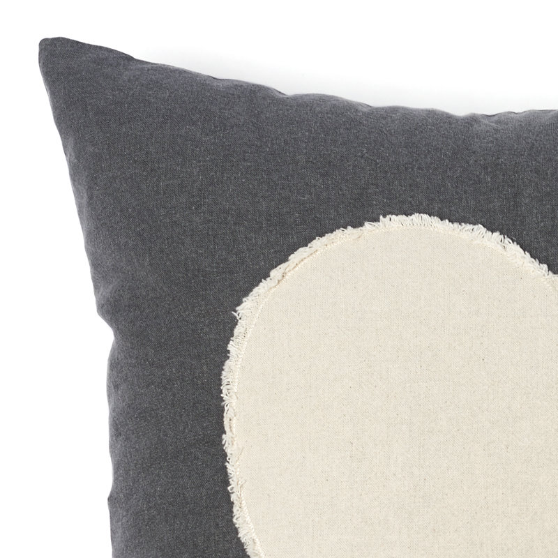 Heart Cotton Throw Pillow