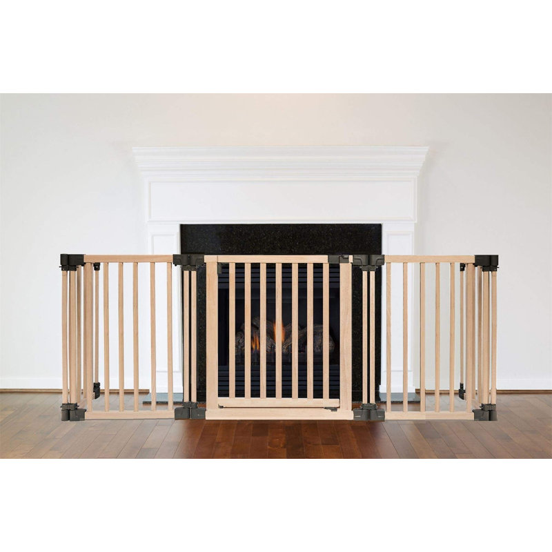 Fireplace Screen, Natural, 76cm H x 200cm W x 68cm D