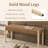 42'' W Modern Upholstered chenille Bench-1975631950-1965452854
