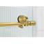 Galaxy 56 - 60 in. x 60 in. Fully Frameless Fluted Sliding Bathtub Door-422505554-432846086