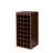 Brown Walnut Color Modular 32  Wine Bar Cabinet Buffet Cabinet