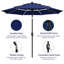 Parasol d'extérieur 10 pi avec parasol à DEL changeant de couleur-451468936