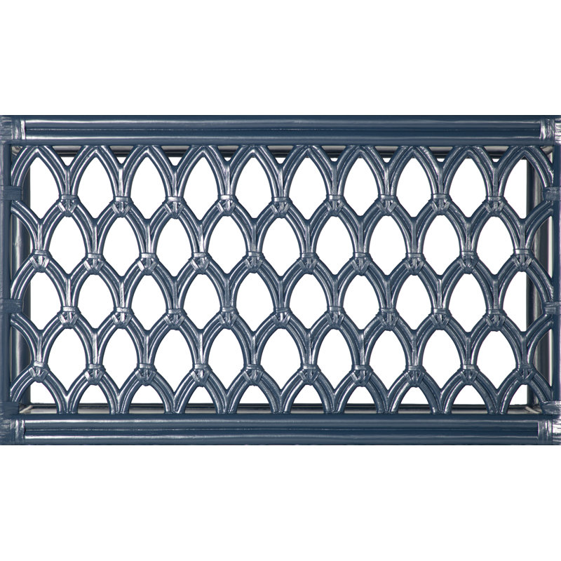 Casablanca Solid Wood Bookcase, Navy Blue
