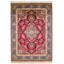 Tapis turc rouge et bleu marine 5x7