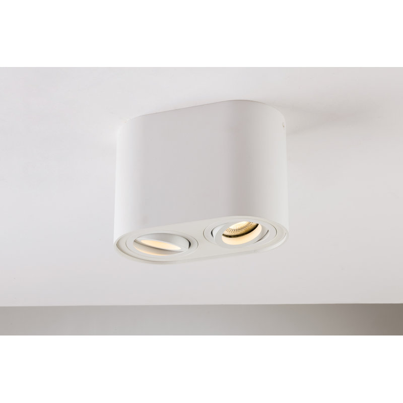 Flush Mount, White