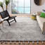 Tapis ivoire / bleu marine en laine noué à la main Comer-41469820