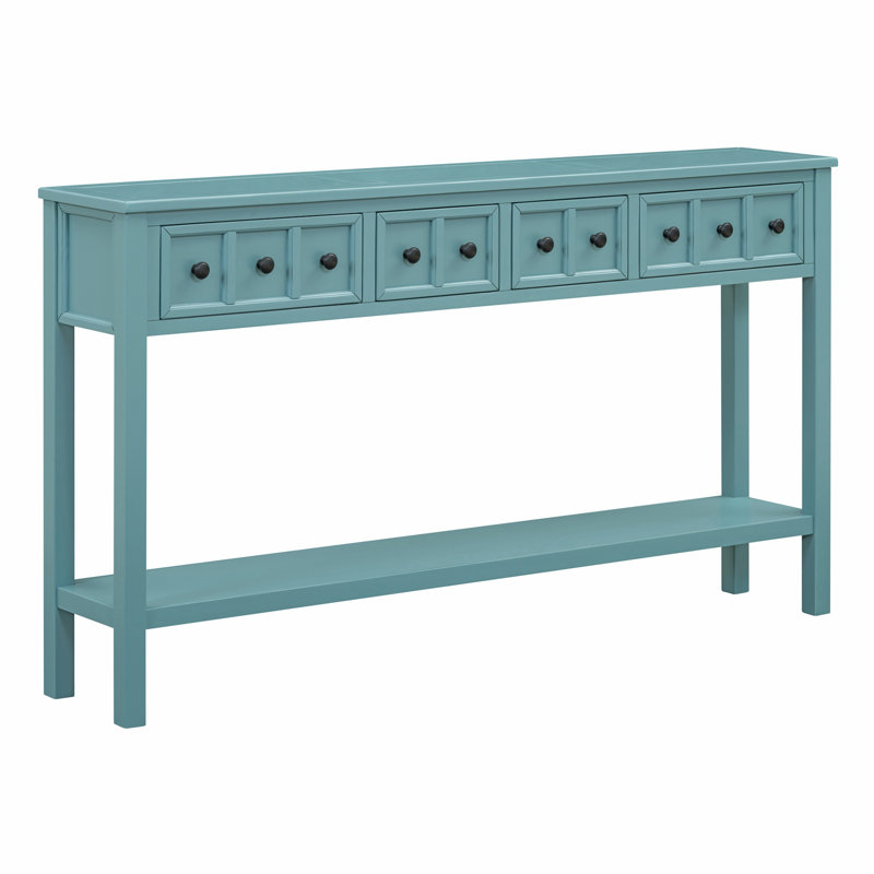 Table d'appoint Tarsita, Duplicata turquoise