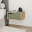  Eco Floating Bedside Table With Drawer And Metal Handle, Bedroom-1406265652