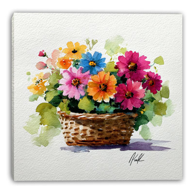 Art mural sur toile tendue Garden Petal Study