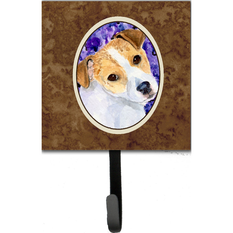 Porte-laisse terrier et crochet mural jack olivier