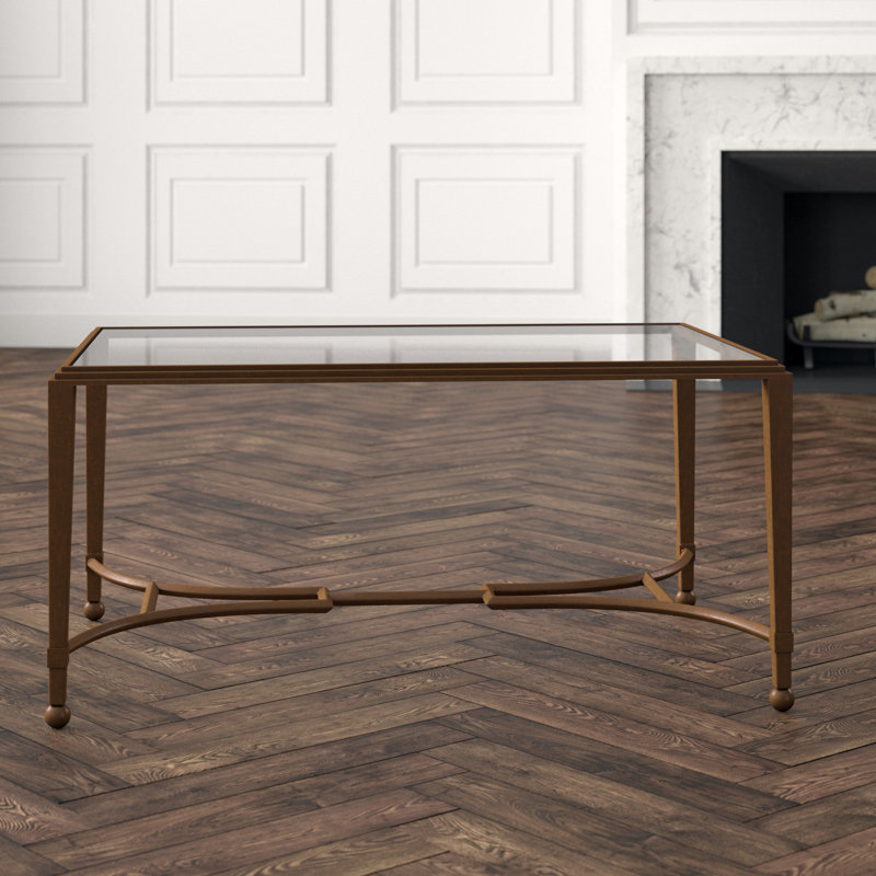 Metal Designs Sangiovese Cocktail Table, St Laurent, 20" H x 42" L x 28" W