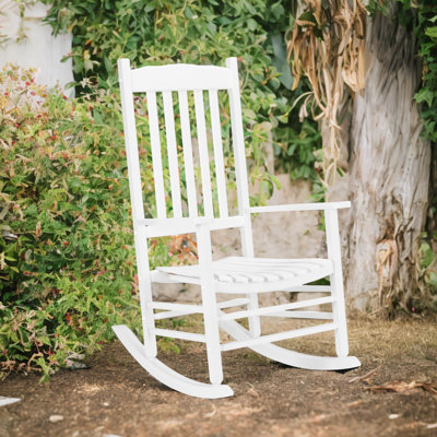 Outdoor Amall Rocking Solid Wood Chair