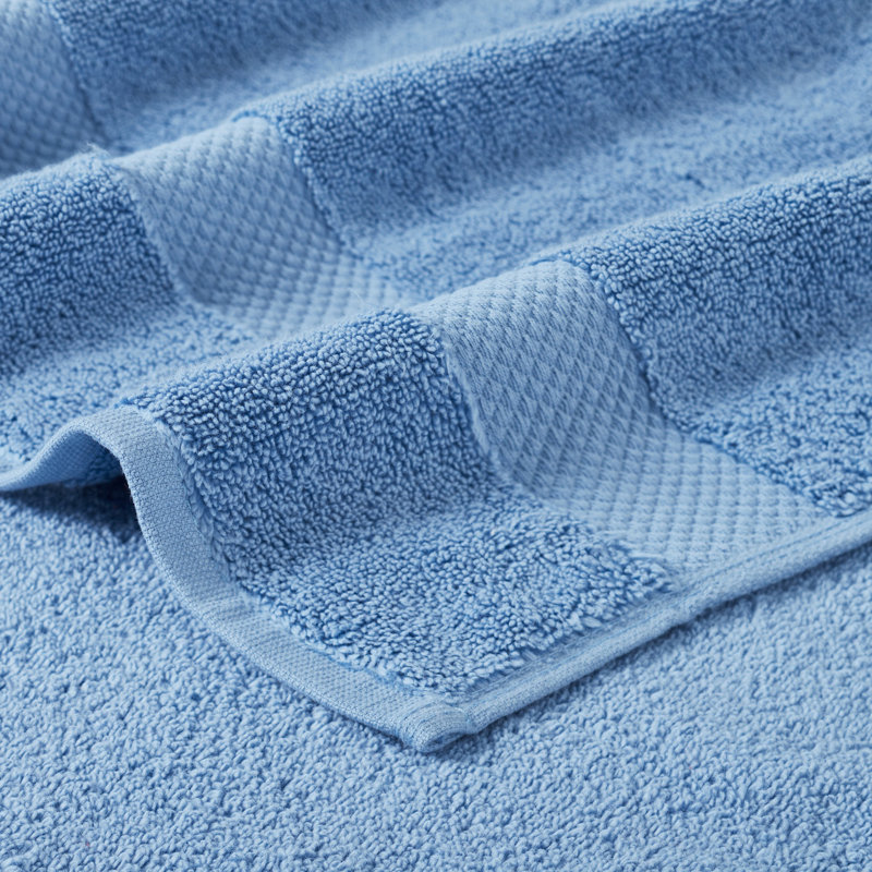 Splash 100% Cotton Zero Twist Hand Towel Set, 550 GSM Soft Absorbent Hand Towels for Bathroom, Spa & Daily Use, OEKO-TEX Certified, 3 Pack, Dark Blue